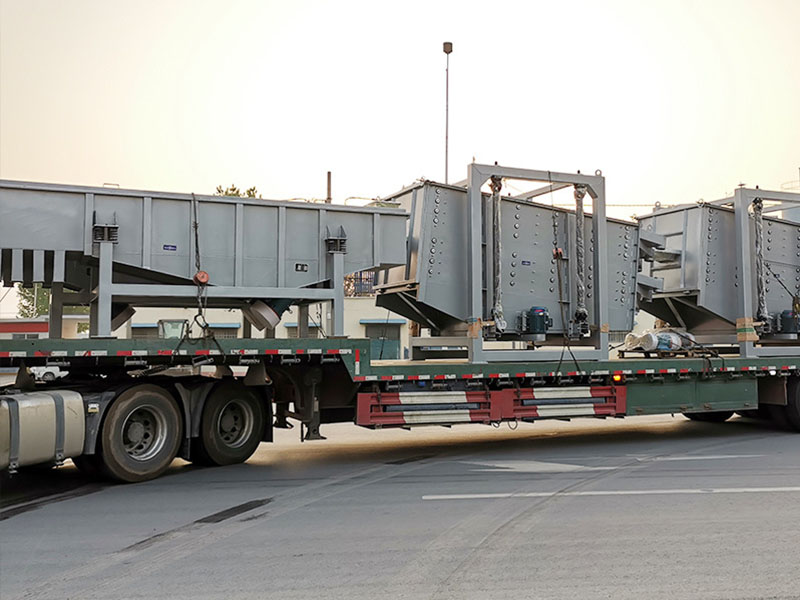 直線振動篩發(fā)貨現(xiàn)場